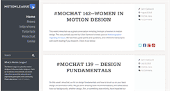 Desktop Screenshot of motionleague.com